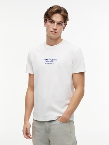 Tommy Jeans Bluser & t-shirts 'SPORTS CLUB' i hvid: forside