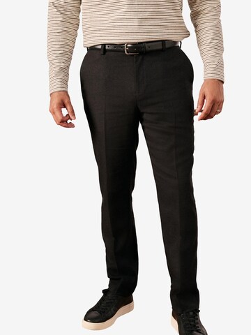 Next Slimfit Hose in Schwarz: Vorderseite