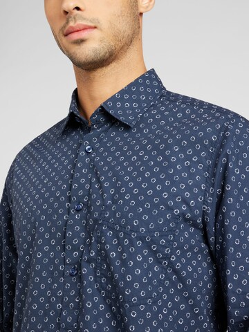 BOSS - Regular Fit Camisa 'Remiton' em azul