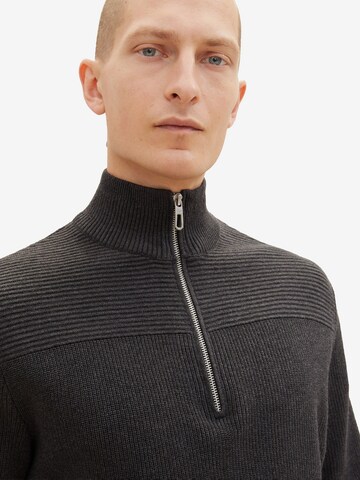 TOM TAILOR Pullover in Schwarz