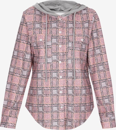 Demisezoninė striukė iš ebeeza, spalva – nakties mėlyna / pilka / ryškiai rožinė spalva, Prekių apžvalga