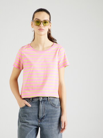 T-shirt Smith&Soul en rose : devant