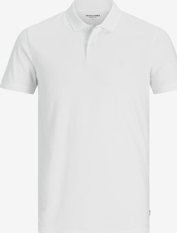 T-Shirt 'JJEBasic' JACK & JONES en blanc : devant