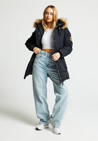 Manteau d’hiver 'Goshawa' Zavetti Canada en noir