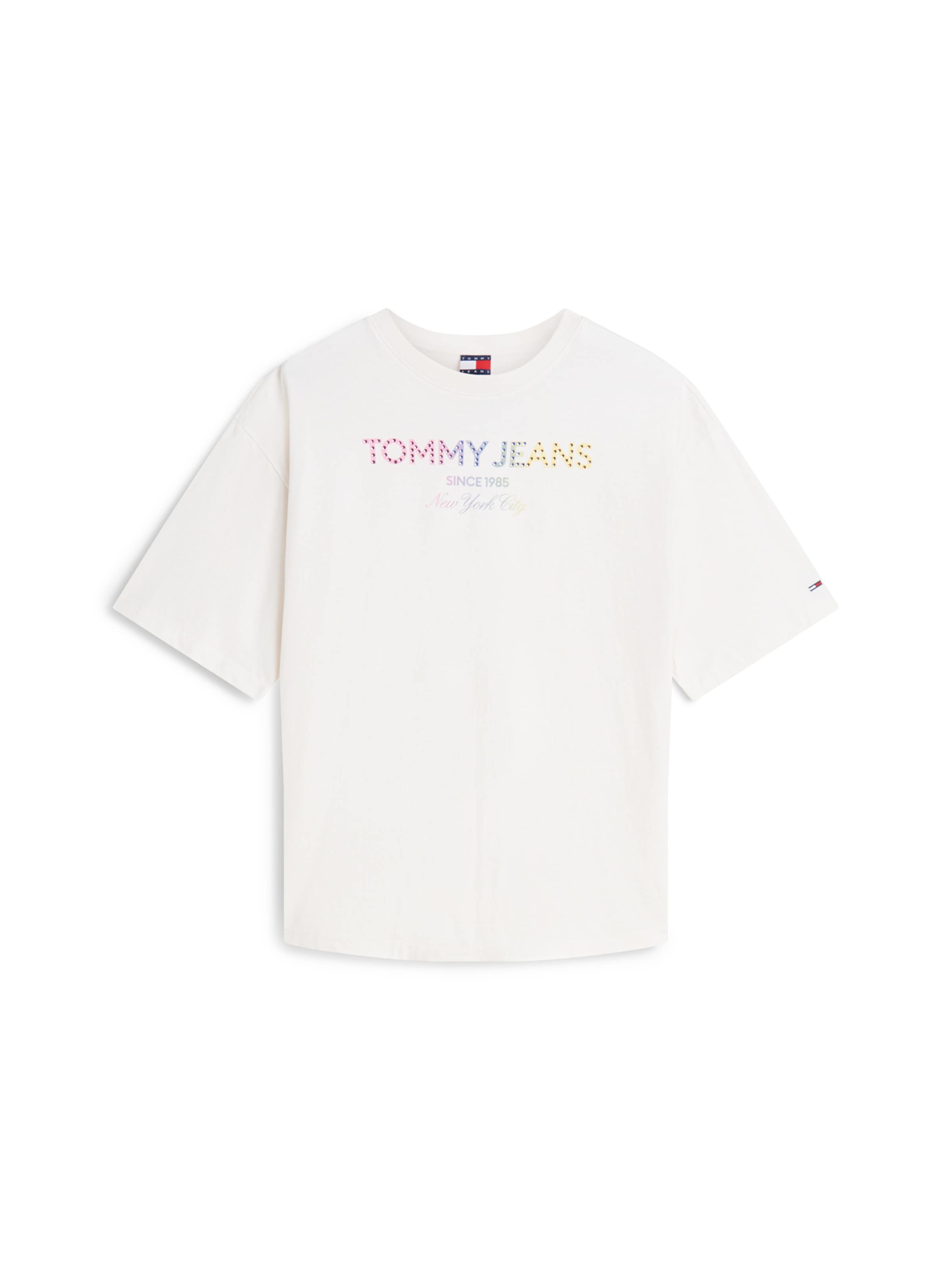 Tommy Jeans Μπλουζάκι σε λευκό: μπροστά