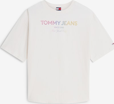 XXS dydžio Marškinėliai iš Tommy Jeans, spalva – dangaus žydra / geltona / rožių spalva / balta, Prekių apžvalga