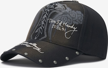 Șapcă de la Ed Hardy pe negru: față