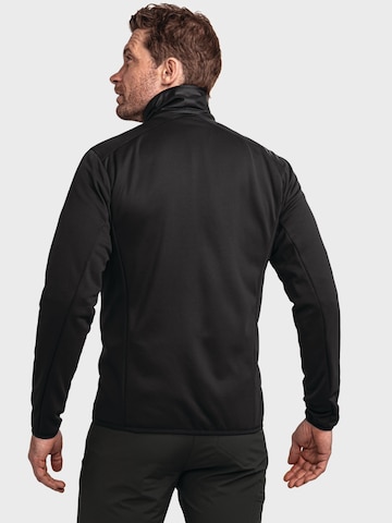Schöffel Funktionele fleece-jas 'Cascata' in Zwart