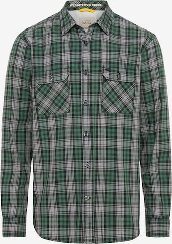 CAMEL ACTIVE Regular fit Button Up Shirt in Green: front