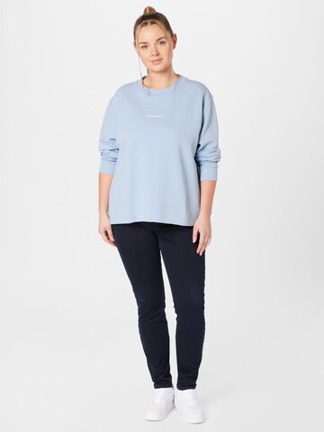 Calvin Klein Curve - Sweatshirt em azul