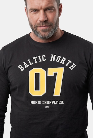 Men Plus Shirt in Zwart