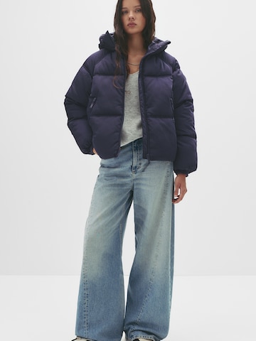 Pull&Bear Prechodná bunda - Modrá