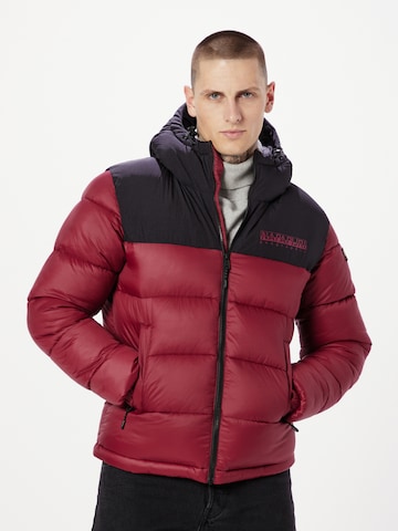 NAPAPIJRI Winter jacket 'HORNELEN' in Red: front