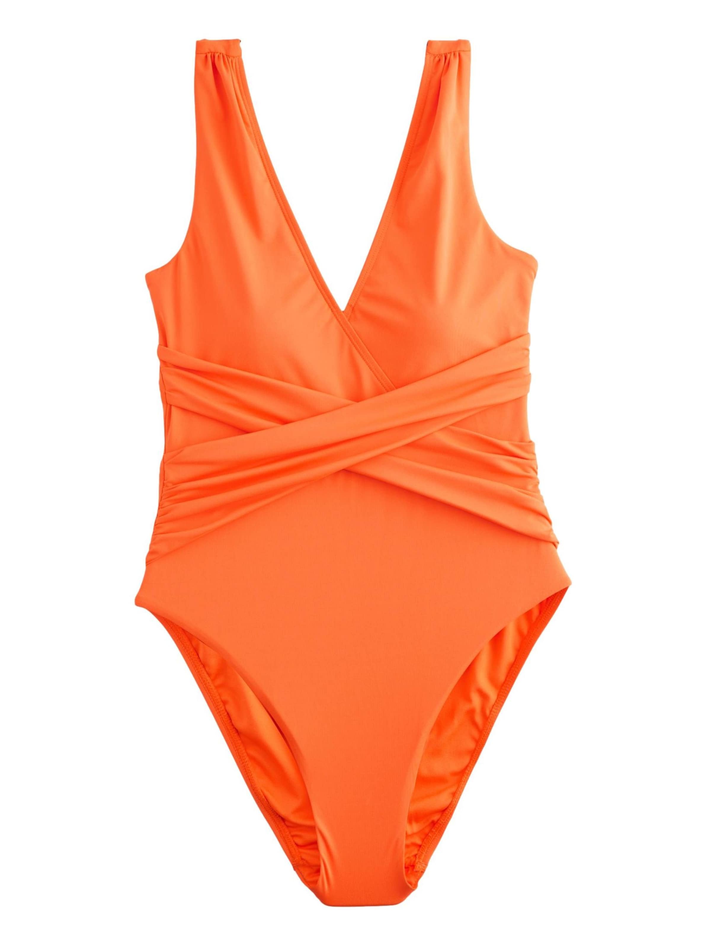 Next Triangle Swimsuit in Orange: front