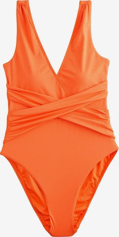 NextTrokutasti Jednodijelni kupaći kostim - narančasta boja: prednji dio