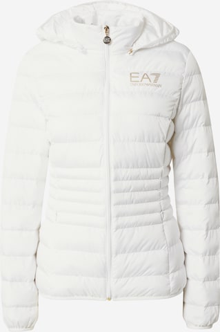 EA7 Emporio Armani Prehodna jakna | bela barva: sprednja stran