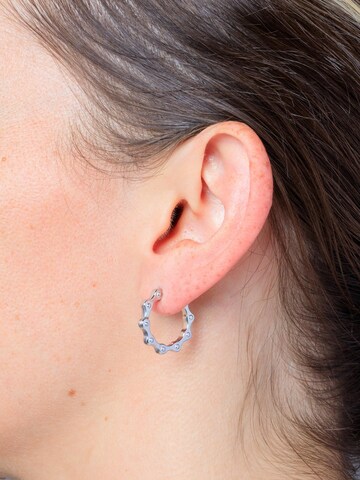 YParis Oorbellen 'Boucle Willie S' in Zilver: voorkant