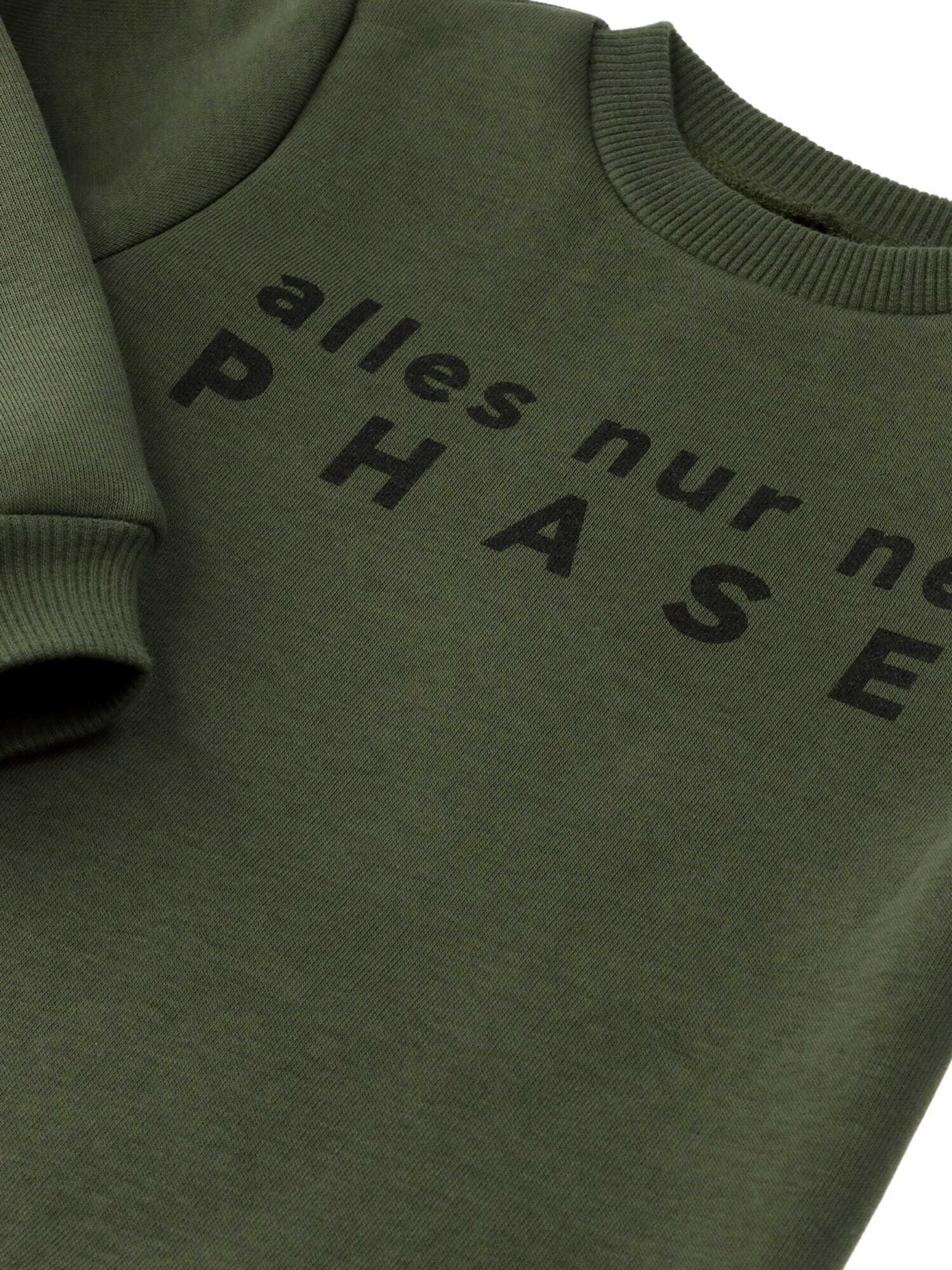 Baby Sweets Joggingpak 'Alles nur ne Phase' in Groen