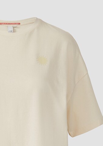 T-shirt QS en beige