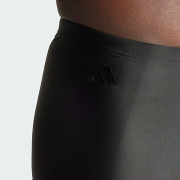 ADIDAS PERFORMANCE Athletic Swim Trunks 'Big Bars' in Black