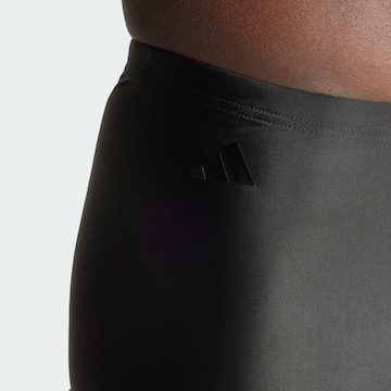 ADIDAS PERFORMANCE Athletic Swim Trunks 'Big Bars' in Black