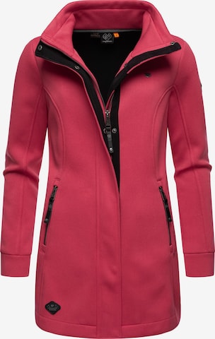 Ragwear Zip-Up Hoodie 'Letrice' in Pink: front