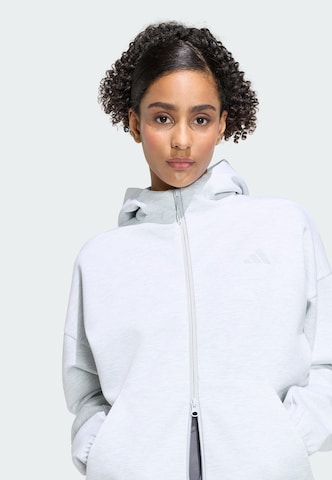 ADIDAS SPORTSWEAR Sports sweat jacket 'Z.N.E.' in Grey