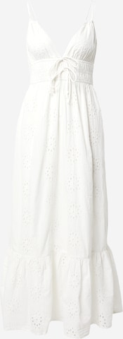 Gina Tricot Summer Dress in White: front