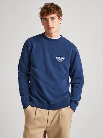 Pepe Jeans Sweatshirt 'RILEY' in Blue: front