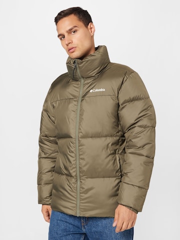 COLUMBIA Outdoorjas 'Puffect II' in Groen: voorkant