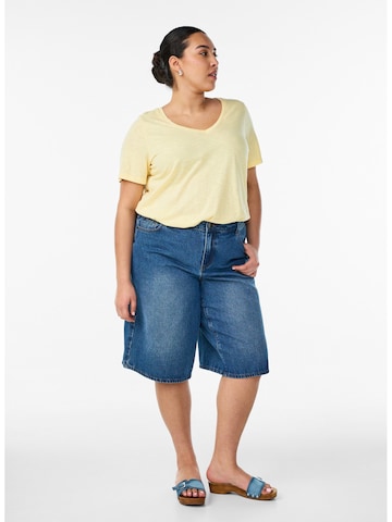 T-shirt Zizzi en jaune