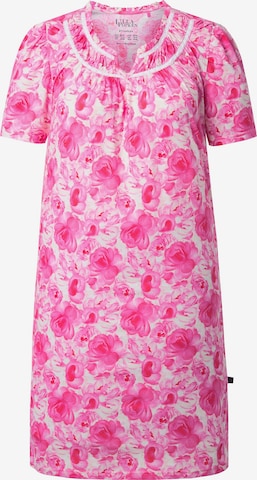 Ulla Popken Nachthemd in Pink: Vorderseite