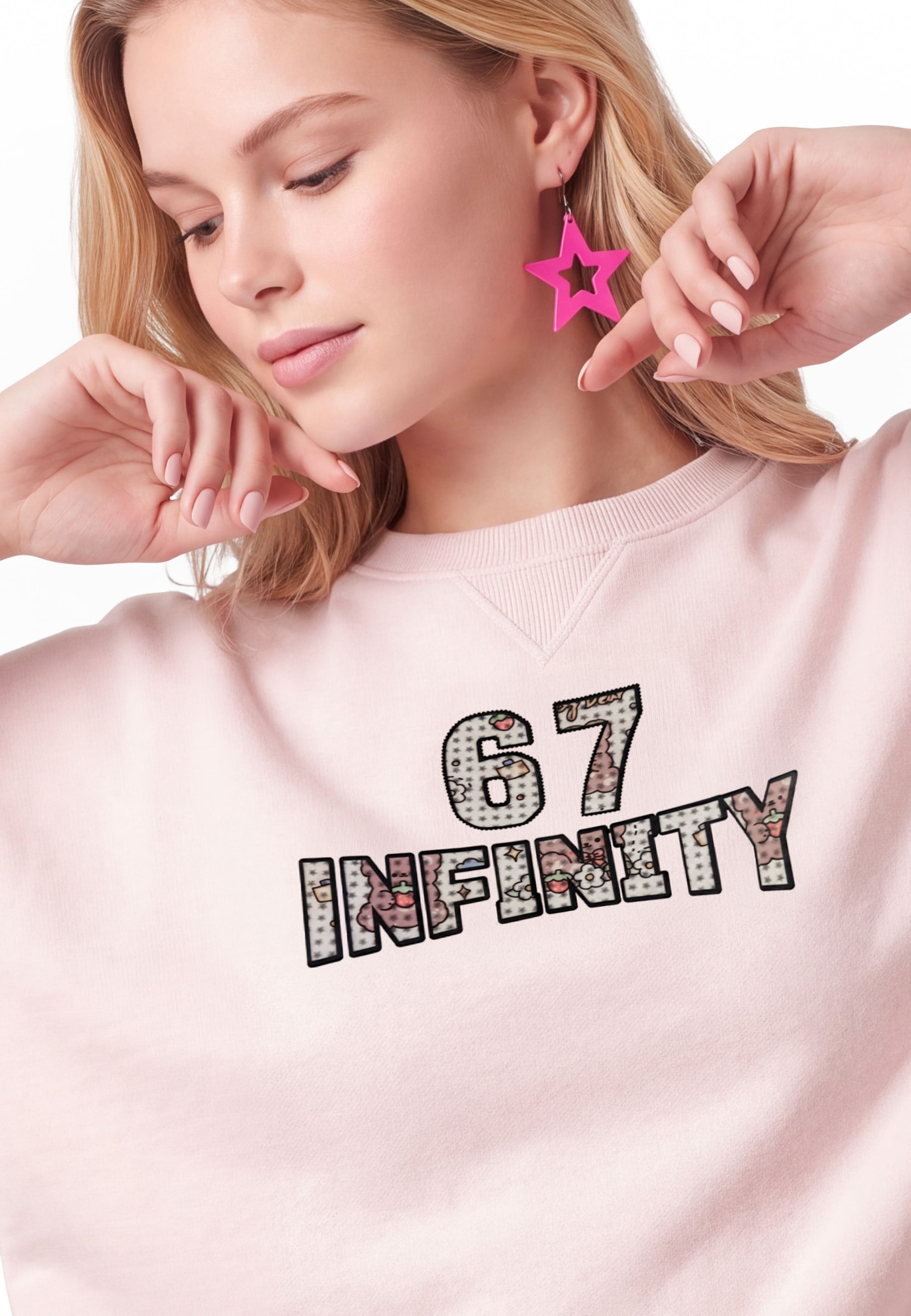 MYMO - Sweatshirt em rosa