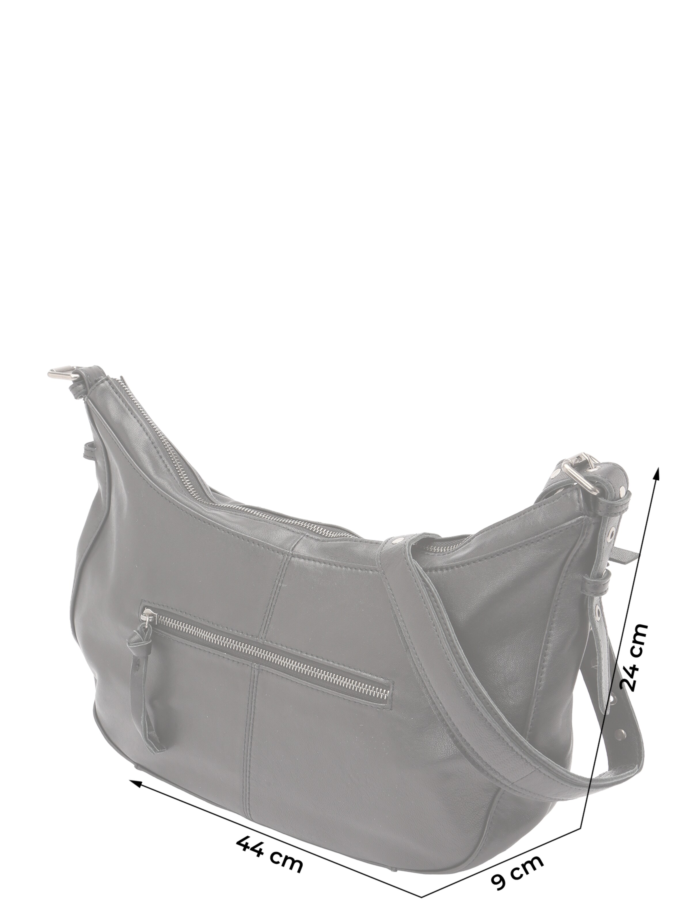 FREDsBRUDER Taška přes rameno 'Me and my hobo' – černá