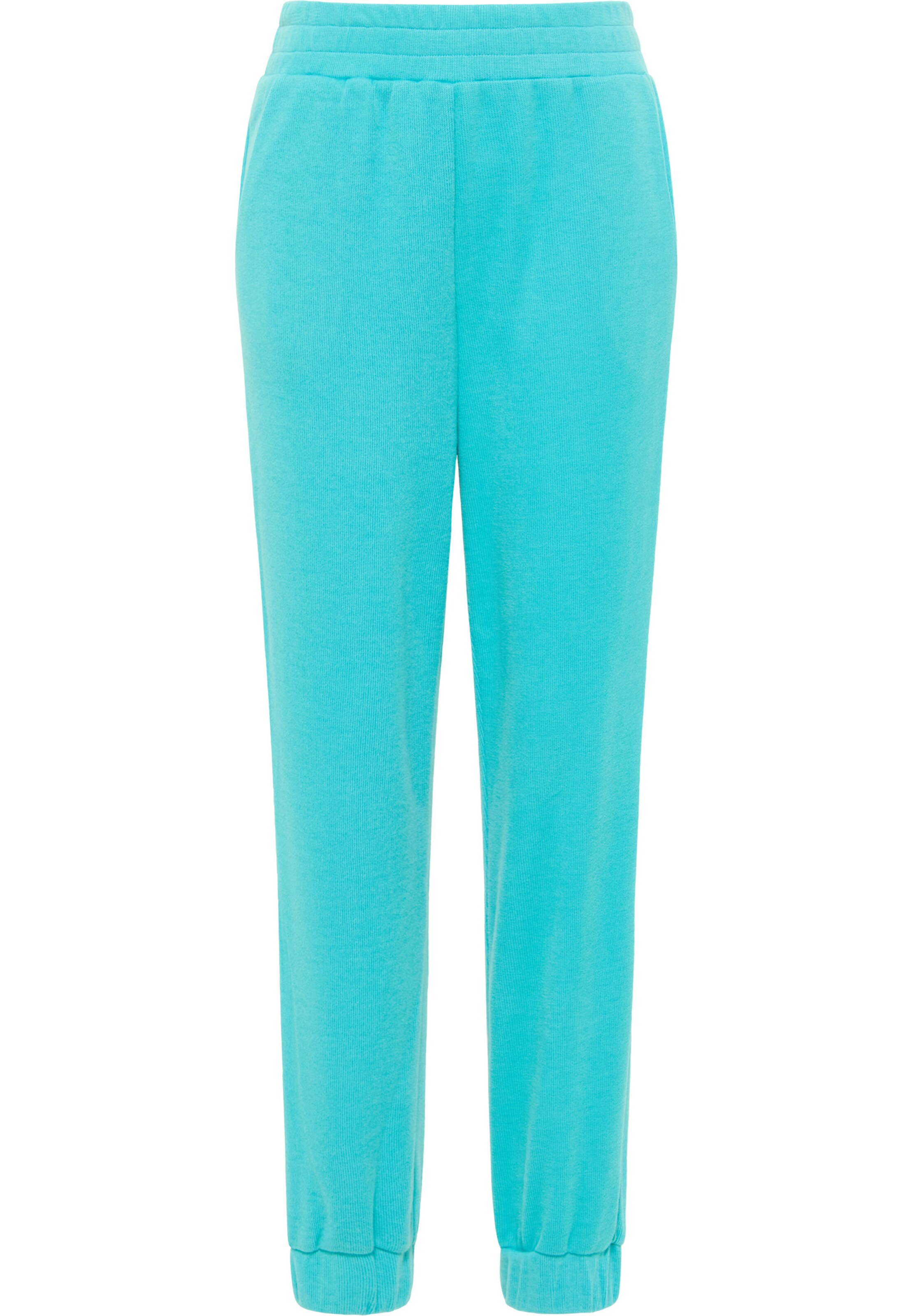 IZIA Tapered Broek in Blauw: voorkant