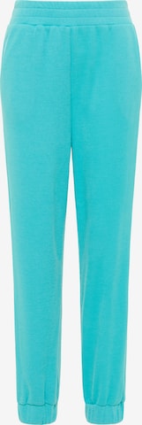 IZIA Tapered Pants in Blue: front