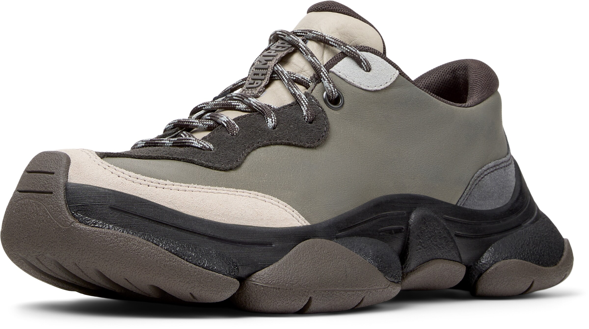 CAMPER Platform trainers 'Karst 2' in Grey: front