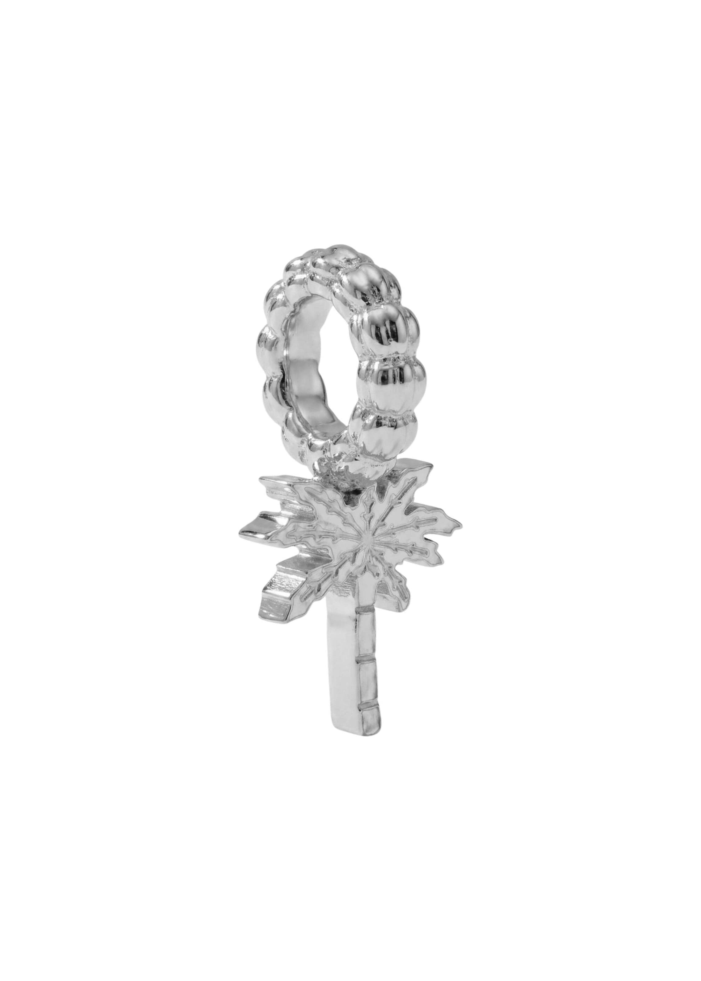 PURELEI - Colgante 'Palm' en plata: frente
