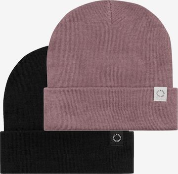 Pull&Bear Beanie in Pink: front