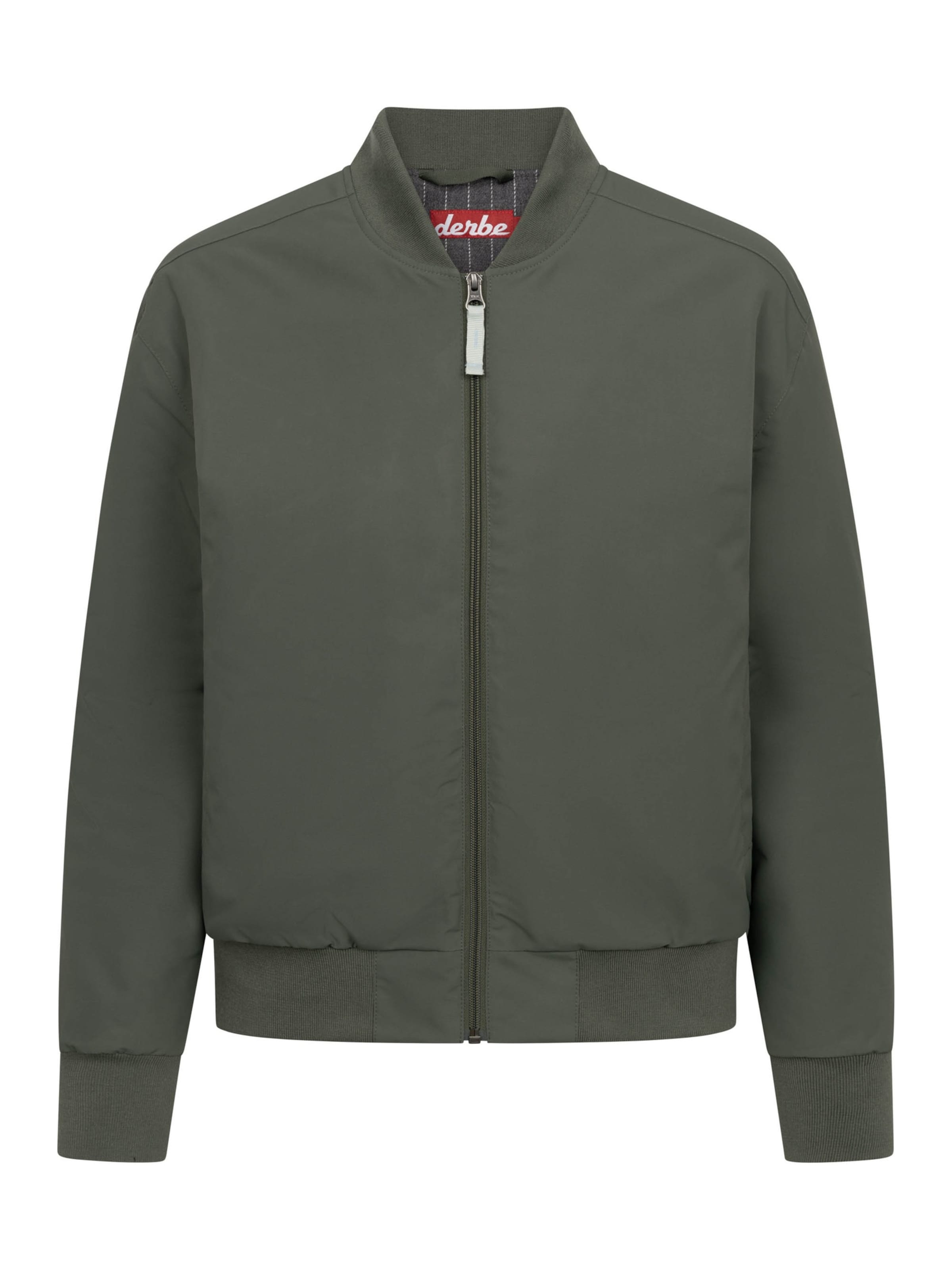 Derbe Between-Season Jacket in Green: front