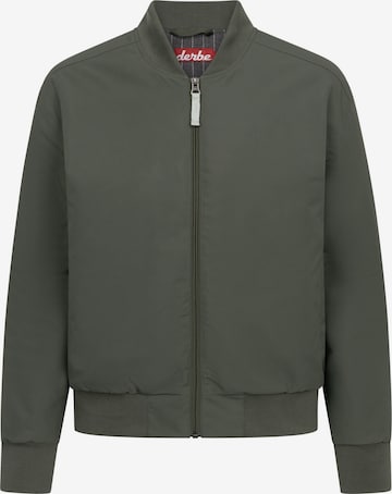 Derbe Between-Season Jacket in Green: front