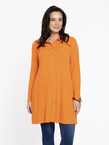 YOEK Blouse in Orange: front