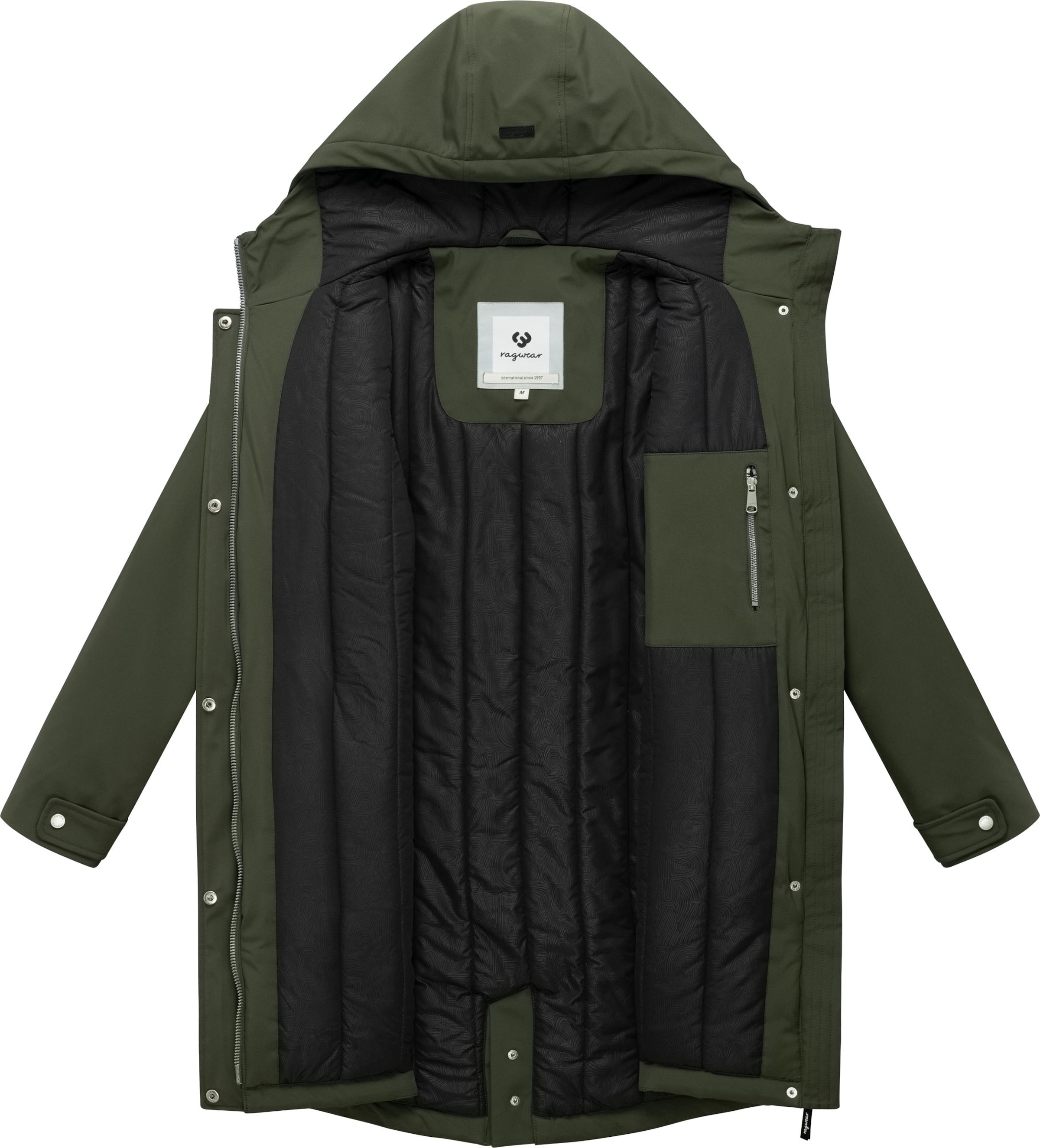 Ragwear Mantel ' Itiga ' in Grün
