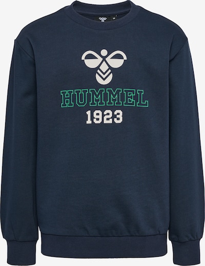 Hummel Sweatshirt in nachtblau / grün / weiß, Produktansicht