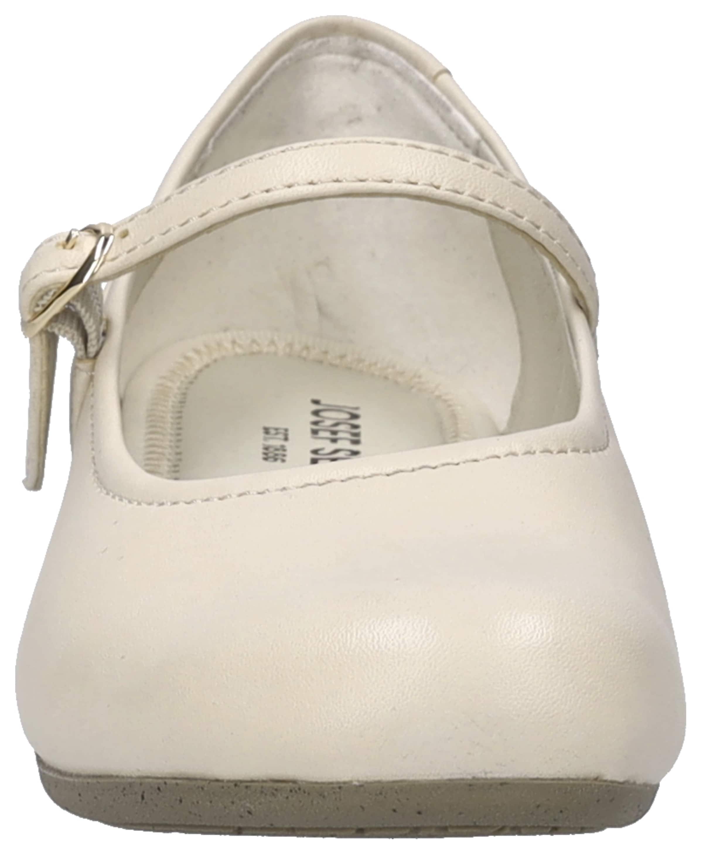 JOSEF SEIBEL Ballet Flats with Strap in Beige