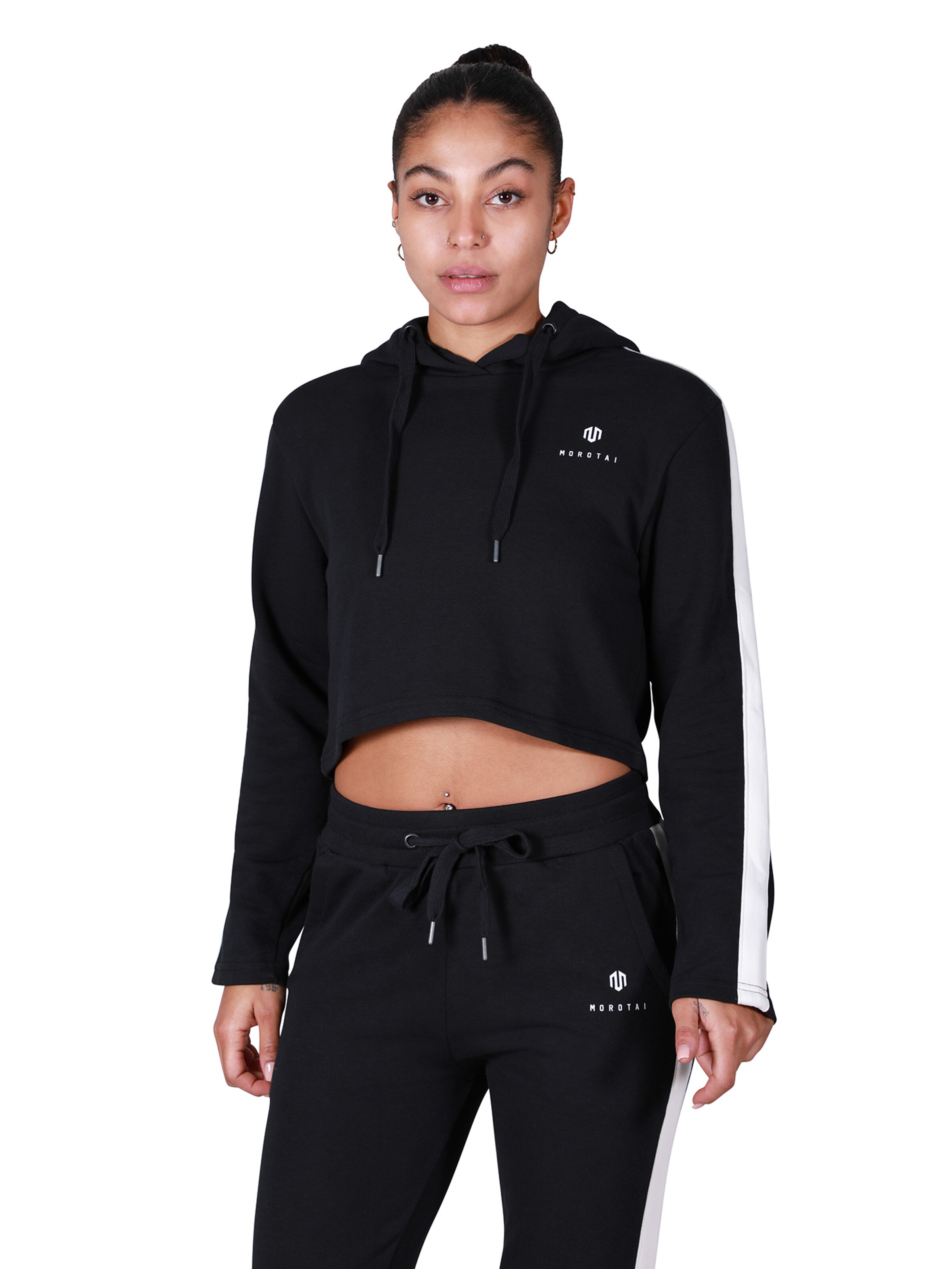 MOROTAI Sport sweatshirt i svart: framsida