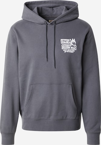 LEVI'S ® Sweatshirt 'Standard Graphic Hoodie' i grå: framsida