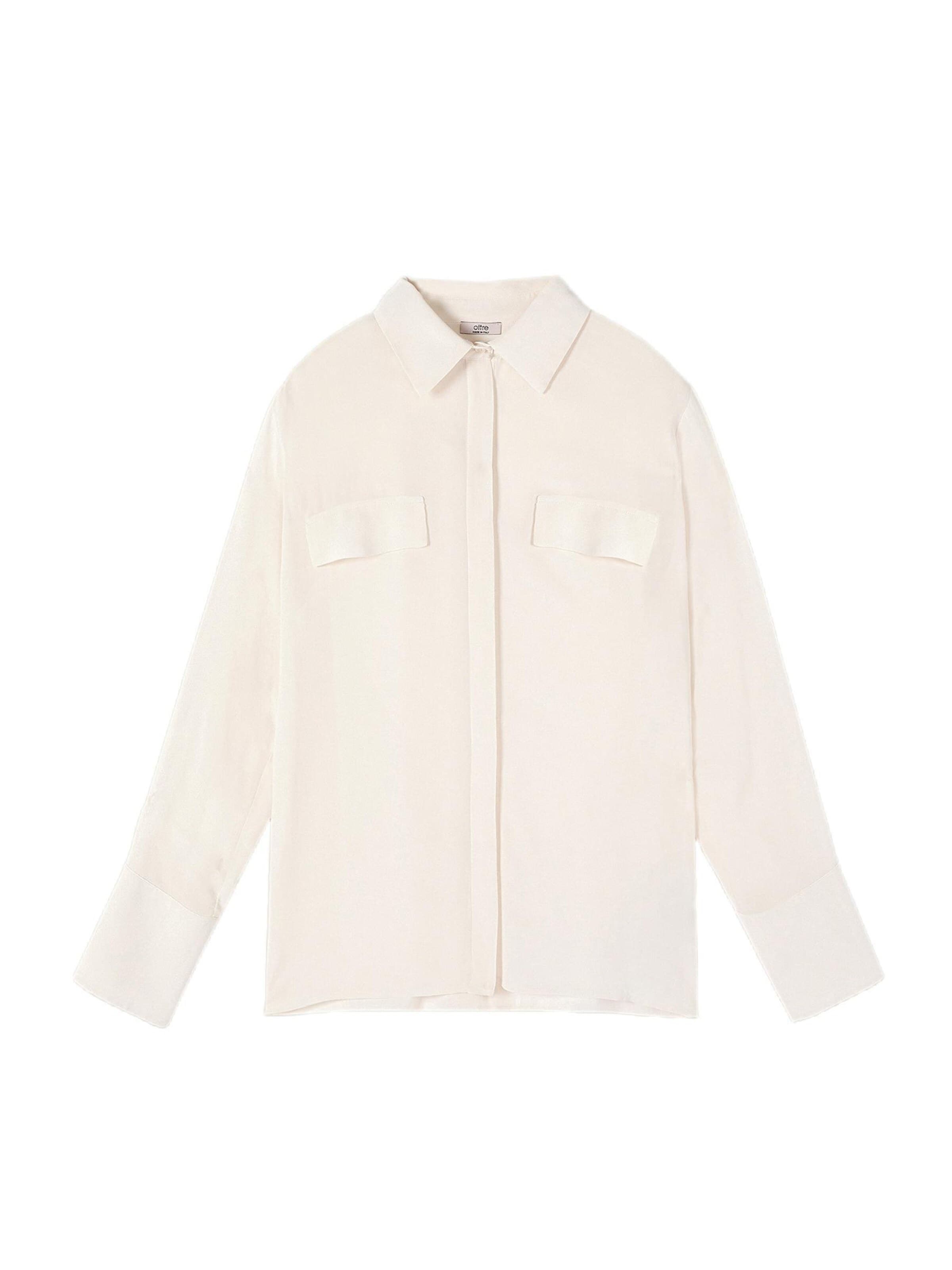 oltre - Blusa en blanco: frente