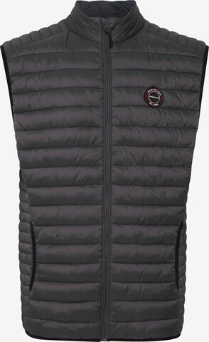 INDICODE JEANS Bodywarmer in Grijs: voorkant