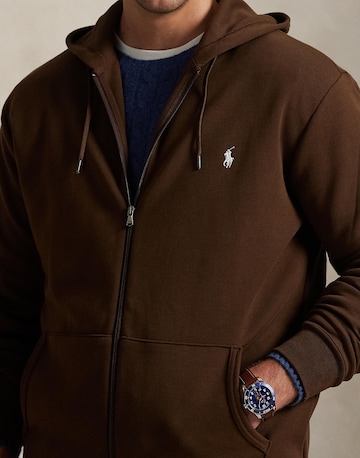 Polo Ralph Lauren Big & Tall Кофта на молнии в Коричневый